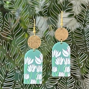 Flower Field Dangle Earrings